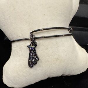 ALEX AND ANI Silver Charm Bracelet with Star Pendant